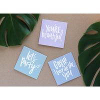 Gambar Customized Greeting Cards 6x6 cm Kartu Ucapan Custom Gift Hangtag - Satu Sisi dari GreatestGifts undefined 1 Tokopedia