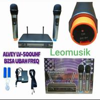 Gambar PRODUK BARU MIC WIRELESS ALVEY LV-500UHF dari Leomusik undefined 1 Tokopedia