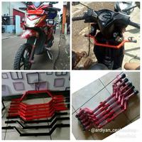 Gambar CrashBar dudukan lampu Motor Beat Mio Vario dari ZAED street undefined 1 Tokopedia
