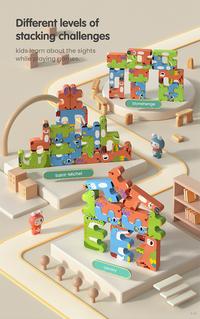 Gambar tumama animal stacking height animal motorik balance anak susun - tm253 15pcs dari EFL educationfunlearningshop undefined 5 Tokopedia