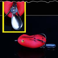 Gambar UMPAN CASTING BENTUK KATAK 4.5 CM BERAT 7 GRAM EKOR SQUIN - Merah dari BestFishing99 undefined 4 Tokopedia