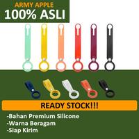 Gambar AirTag Apple Premium Silicone Loop Case Holder Gantungan AirTags - Key Ring Holder dari armyapple undefined 2 Tokopedia
