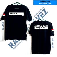 Gambar KAOS HITAM PREMIUM TULISAN PLAT K PATI CENTRAL JAVA | RMO1 - sablon putih, L dari RamaAlavez undefined 1 Tokopedia