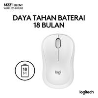 Gambar Logitech M221 Mouse Wireless Silent Click - Off White dari Logitech Official Store undefined 4 Tokopedia