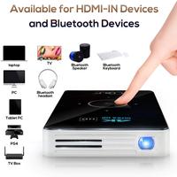 Gambar DLP C6 | Mini Projector Android DLP C6 | Proyektor Mini C6 DLP WiFi dari HanGuo undefined 2 Tokopedia