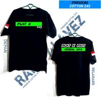 Gambar KAOS HITAM PREMIUM TULISAN PLAT K PATI CENTRAL JAVA | RMO1 - sablon putih, L dari RamaAlavez undefined 3 Tokopedia
