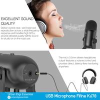 Gambar Fifine K678 USB Mic Condenser Microphone dari Urban Digi Essentials undefined 5 Tokopedia