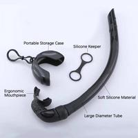 Gambar Snorkel Nautilus Flexible ZeePro Freediving Freedive - Brown dari Bali Scuba Dive Shop undefined 3 Tokopedia