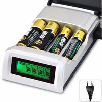 Gambar Alat Charger Carger Cas Casan Baterai Batre AA AAA NiMh LCD 4 Slot dari ZIPZAPMALL undefined 2 Tokopedia