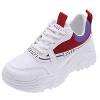 Gambar Sepatu Wanita Sneaker Import Spatu Korea Putih Snekers Cewek Sniker - Merah, 36 dari Junshu undefined 1 Tokopedia