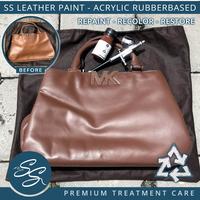 Gambar Cat Kulit SS Leather Paint Cat Sepatu Tas Midsole Boost - Black, 20 ML dari SS Studios undefined 4 Tokopedia