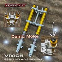 Gambar Usd Upside down Vixion merk RIDE IT bisa diaplikasikan ke motor byson dari BlackBerry. undefined 1 Tokopedia