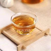 Gambar CHINESE TEA CUP MINI 30ML GLASS TATAKAN GELAS BAMBU GELAS KACA SLOKI - Tatakan dari Kazu_NEW undefined 2 Tokopedia
