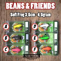 Gambar Lure Softfrog Beans and Friends 3.5cm Soft Frog dari Putro Pancing undefined 1 Tokopedia