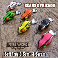 Gambar Lure Softfrog Beans and Friends 3.5cm Soft Frog dari Putro Pancing undefined 4 Tokopedia