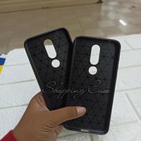 Gambar NOKIA X6/6.1 PLUS CASE SLIM FIT CARBON SOFT CASE FIBER MULTI IPAKY - Hitam dari MANDIRIACCESORIES undefined 2 Tokopedia
