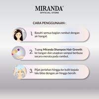 Gambar Miranda Hair Growth Biotin Shampoo Original 200ml - Shampoo memperkuat rambut, mengurangi kerontokan, dan menstimulasi pertumbuhan rambut - Anti rontok  - Rambut mengkilap dari Miranda Hair Care undefined 4 Tokopedia