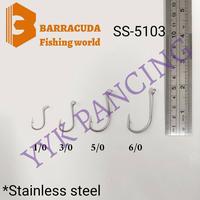 Gambar Paku SS 5103 Barracuda Beak Stainless Steel fishing hook mata kail - 2/0 dari YYK MURAH 2 undefined 4 Tokopedia