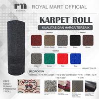 Gambar Karpet Lantai Mie / Karpet Mobil Mie ROLL 1 dan 2 WARNA FREE KESET - RED dari Royal Mart Official undefined 1 Tokopedia