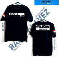 Gambar KAOS HITAM PREMIUM TULISAN PLAT S TUBAN EAST JAVA | RMO1 - sablon hijau, M dari RamaAlavez undefined 1 Tokopedia