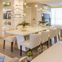 Gambar Set Meja Makan Top Marmer Kursi 6 Kayu Jati TPK Perhutani - K4, 140x80 dari Garasi Furniture_NEW undefined 1 Tokopedia