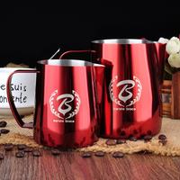 Gambar Barista Space Milk Jug - Red 350ml dari Strada Coffee undefined 1 Tokopedia