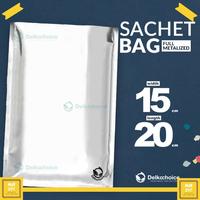 Gambar PLASTIK KEMASAN SACHET SASET KOPI ALUMUNIUM FOIL DELKOCHOICE VARIAN - SILVER, 15CM x 20CM dari MJR297 undefined 5 Tokopedia