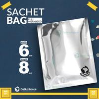 Gambar PLASTIK KEMASAN SACHET SASET KOPI ALUMUNIUM FOIL DELKOCHOICE VARIAN - SILVER, 15CM x 20CM dari MJR297 undefined 4 Tokopedia