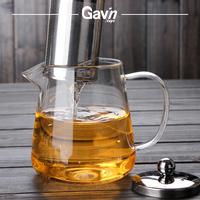 Gambar Teapot 750ml Tea Server Tea Pot Infuser Teko Teh Kaca Saringan 750 ml dari Gavintoys undefined 3 Tokopedia