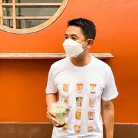 Gambar Tshirt Kopi Susu - Abu-abu, S dari kartupos undefined 1 Tokopedia
