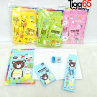 Gambar STATIONARY SET/Alat Tulis 6in1/Karakter Fancy/STATIONARY SET SM8837 - SM8837 - Kuning dari 365belanja undefined 1 Tokopedia