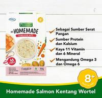 Gambar PROMINA HOMEMADE Salmon Kentang Wortel 100 Gram Bayi 8+ keatas dari Kels Mart undefined 2 Tokopedia