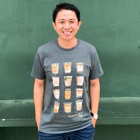 Gambar Tshirt Kopi Susu - Abu-abu, S dari kartupos undefined 2 Tokopedia