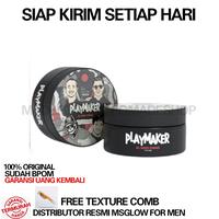 Gambar MS GLOW FOR MEN PAKET PLAYMAKER MS GLOW PLAYMAKER POMADE + BEARD SERUM - CLAY dari Madeformen undefined 3 Tokopedia