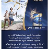 Gambar ABBOTT ENSURE GOLD GANDUM WHEAT 850gr SUSU LANSIA IMPOR MALAYSIA ORI dari lulamol undefined 2 Tokopedia