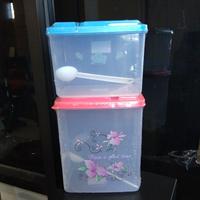 Gambar Tempat Susu Bubuk Plastik Hommy Marshall 1000 ml dan 1650 ml - 1000 ML dari Cafe Glass undefined 1 Tokopedia