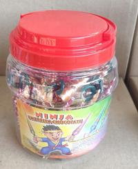 Gambar NINJA UMBRELLA CHOCOLATE 225GR 50PCS dari INAgrocery undefined 1 Tokopedia