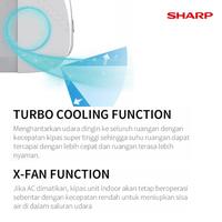 Gambar SHARP AC Turbo Cooling 1 PK AH-A9UCY / UCYN 750W R-32 9000BTU/h Garansi 10 Tahun Free Pipa 0.6mm & Aksesori Instalasi - PIPA AC 0.5mm dari Star Electric undefined 4 Tokopedia