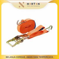 Gambar HASSTON Rachet Tie Down / Tali Pengikat Barang Truk Barang Truk Bak - 1"x6mtr dari Horton Tools undefined 2 Tokopedia