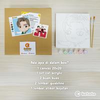 Gambar BTS TINY TAN DYNAMITE PAINT BY NUMBERS RM JIN SUGA J-HOPE JIMIN V JUNG - JUNG KOOK dari katoto undefined 2 Tokopedia