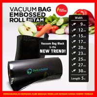 Gambar PLASTIK VACUM EMBOS VACUUM SEALER ROLL EMBOSSED VAKUM MAKANAN VARIAN - Hitam, 12CM X 500CM dari kilat packing undefined 5 Tokopedia
