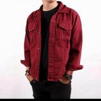 Gambar Jaket jeans pria Denim Terbaru Original Distro Termurah - army, L dari azr store bandung undefined 5 Tokopedia