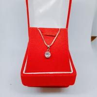 Gambar Liontin/buah kalung perak/silver925 lapisan emas putih L41 dari LJHSilver undefined 1 Tokopedia