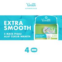 Gambar Gilllette Venus Alat Cukur Wanita Extra Smooth Razor isi 4 Refill dari P&G Store undefined 2 Tokopedia