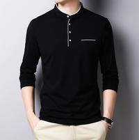 Gambar Baju Kaos Polos Atasan Pria T-shirt Nufail Lengan 3/4 Bahan Premium - Putih, S dari ROKETCLOTHING undefined 4 Tokopedia