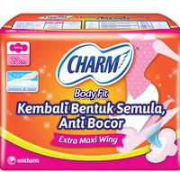 Gambar Charm Body Fit Extra Maxi 23cm 10 pads (non wings) dari Lifree Store undefined 2 Tokopedia