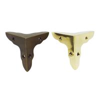 Gambar 50mm Plat Pojok Peti Rak Kuningan / Brass Corner - DCR1060 / 3D Star dari Heritage Brass undefined 2 Tokopedia