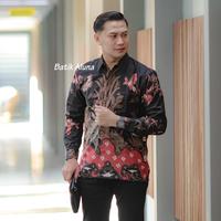 Gambar Batik Pria Lengan Panjang Premium Baju Kemeja Batik Aluna Solo BAP021 - S dari Batik Aluna Premium undefined 3 Tokopedia