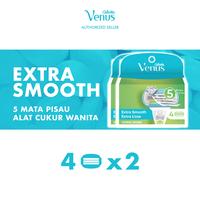 Gambar Gillette Venus Alat Cukur Wanita Extra Smooth Isi 4 Refill x2 dari P&G Store undefined 2 Tokopedia