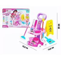 Gambar MAINAN ANAK EDUKASI ALAT KEBERSIHAN RUMAH CLEANING CAR TROLLEY SAPU AN - CLEAN SET TROLI dari Various toys Studio undefined 2 Tokopedia
